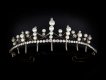 Natural pearl diamond tiara/necklace berganza hatton garden