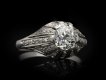 Old cut diamond cluster ring hatton garden