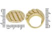size view Van Cleef & Arpels vintage diamond dress ring