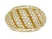 front veiw Van Cleef & Arpels vintage diamond dress ring