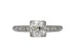 Art Deco diamond engagement ring berganza hatton garden