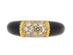 Van Cleef & Arpels onyx and diamond 'Philippine' ring, French, circa 1960.  Hatton Garden