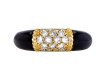 Van Cleef & Arpels onyx and diamond 'Philippine' ring, French, circa 1960.  Hatton Garden