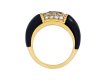 Van Cleef & Arpels onyx and diamond 'Philippine' ring, French, circa 1960.  Hatton Garden