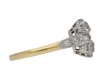 Antique diamond two stone engagement ring berganza hatton garden