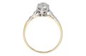 Antique diamond two stone engagement ring berganza hatton garden