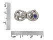 Ruby, sapphire diamond set snake cufflinks berganza hatton garden