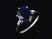 Boucheron Burmese sapphire diamond ring berganza hatton garden