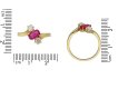 Burmese ruby and diamond three stone ring berganza hatton garden
