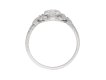 back view Diamond cluster engagement ring, American, circa 1920.