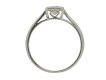 back view Tiffany & Co. Art Deco solitaire diamond ring