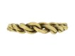 front view Viking gold plaited ring