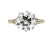 Edwardian solitaire diamond ring hatton garden