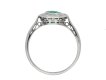 Colombian emerald diamond cluster ring hatton garden