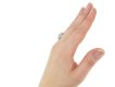 hand view Antique diamond cluster ring, circa 1910.           