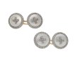 diamond and mother of pearl cufflinks berganza hatton garden