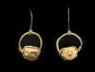 Ancient Roman gold earrings hatton garden