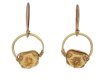 Ancient Roman gold earrings hatton garden