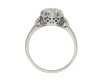 Solitaire diamond engagement ring, circa 1925.