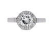 Old cut diamond solitaire ring, French, circa 1935,hatton garden