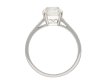 Old mine diamond flanked solitaire ring, circa 1920. Hatton Garden