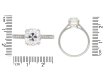 Old mine diamond flanked solitaire ring, circa 1920. Hatton Garden
