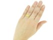 hand view gold posy ring berganza hatton garden 