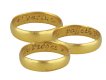 Stuart gold posy ring 'Vertue passeth riches', circa 17th century.
