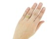  Vintage three colour gold wedding ring, circa 1970.
