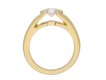 Mellerio solitaire diamond ring, French, circa 1970. Hatton Garden