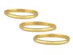 Gold posy ring 'Let vertue be thy gu(ide)', circa 18th century.