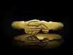 Medieval gold fede betrothal ring hatton garden