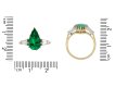 Colombian emerald and diamond ring circa 1970 hatton garden