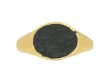 front view Ancient Roman ring intaglio berganza hatton garden 