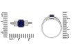 Sapphire diamond Art Deco ring berganza hatton garden