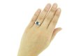 Sapphire diamond Art Deco ring berganza hatton garden