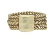 front view Saxon five bar braided ring berganza hatton garden