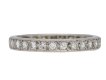 front view eternity diamond ring berganza hatton garden