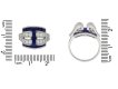 sapphire diamond ring Tiffany Co berganza hatton garden