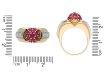Ruby and diamond cocktail ring berganza hatton garden
