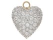 Antique heart shape diamond pendant/brooch hatton garden