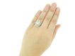 hand view Ornate diamond cluster ring, circa 1920. berganza hatton garden