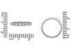Diamond set eternity ring, French, circa 1960. berganza hatton garden