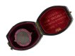Georgian hair and ruby memorial ring, English, circa 1760. berganza hatton garden