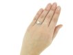 hand view Old cut diamond engagement ring, circa 1950. berganza hatton garden