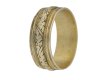 Medieval silver gilt band ring, circa 15th 16th century AD. berganza hatton garden