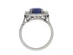  Art Deco sapphire and diamond cluster ring hatton garden