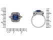  Art Deco sapphire and diamond cluster ring hatton garden
