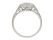 back view Art Deco diamond ring, circa 1930. berganza hatton garden