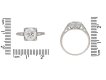 size view Art Deco diamond ring, circa 1930. berganza hatton garden
